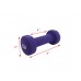 FixtureDisplays® Women's Neoprene Coated Dumbbell  Workout Weight 3LBS Purple Color 15207-3LB-purple-1PC